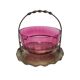 Antique Art Nouveau British basket, 1900s