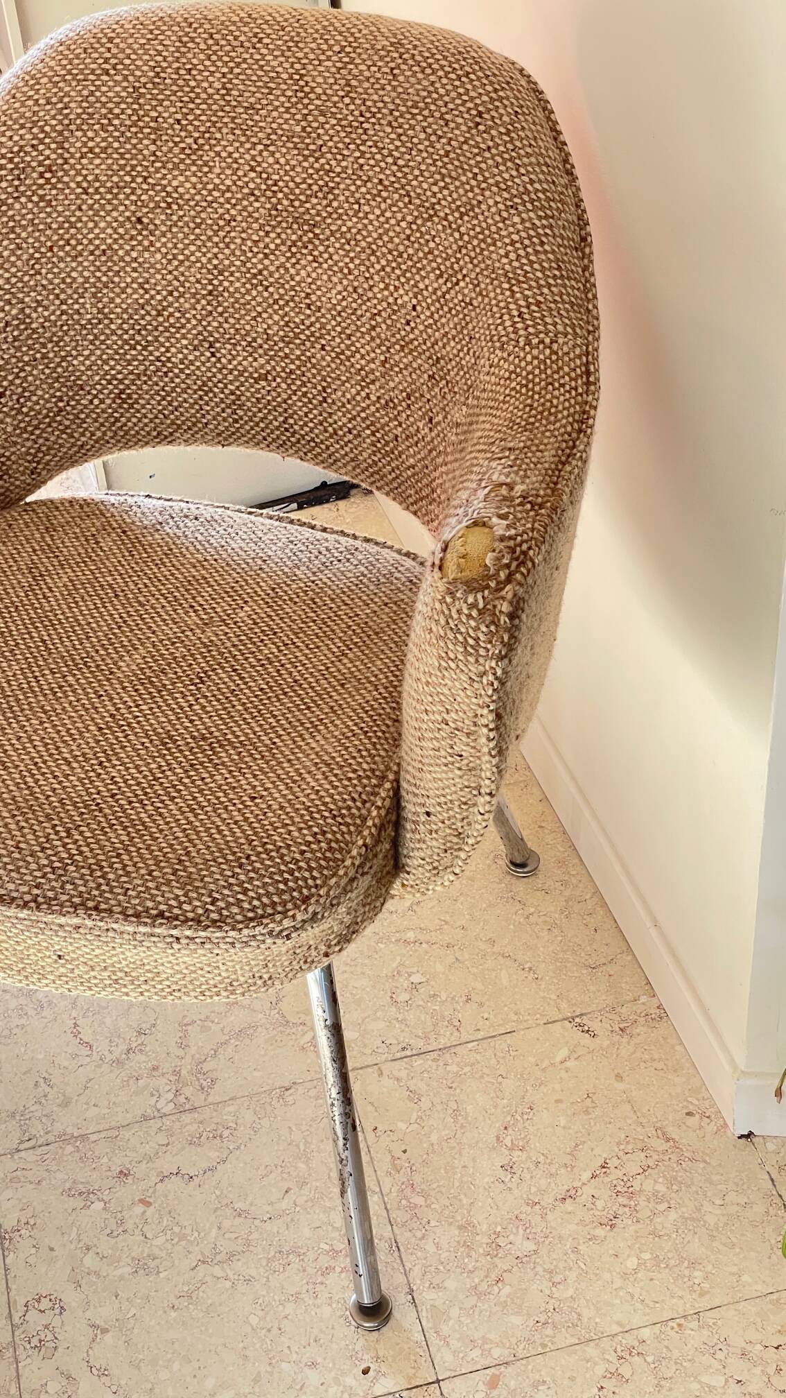 Fauteuil Conférence Eero Saarinen par Knoll années 70