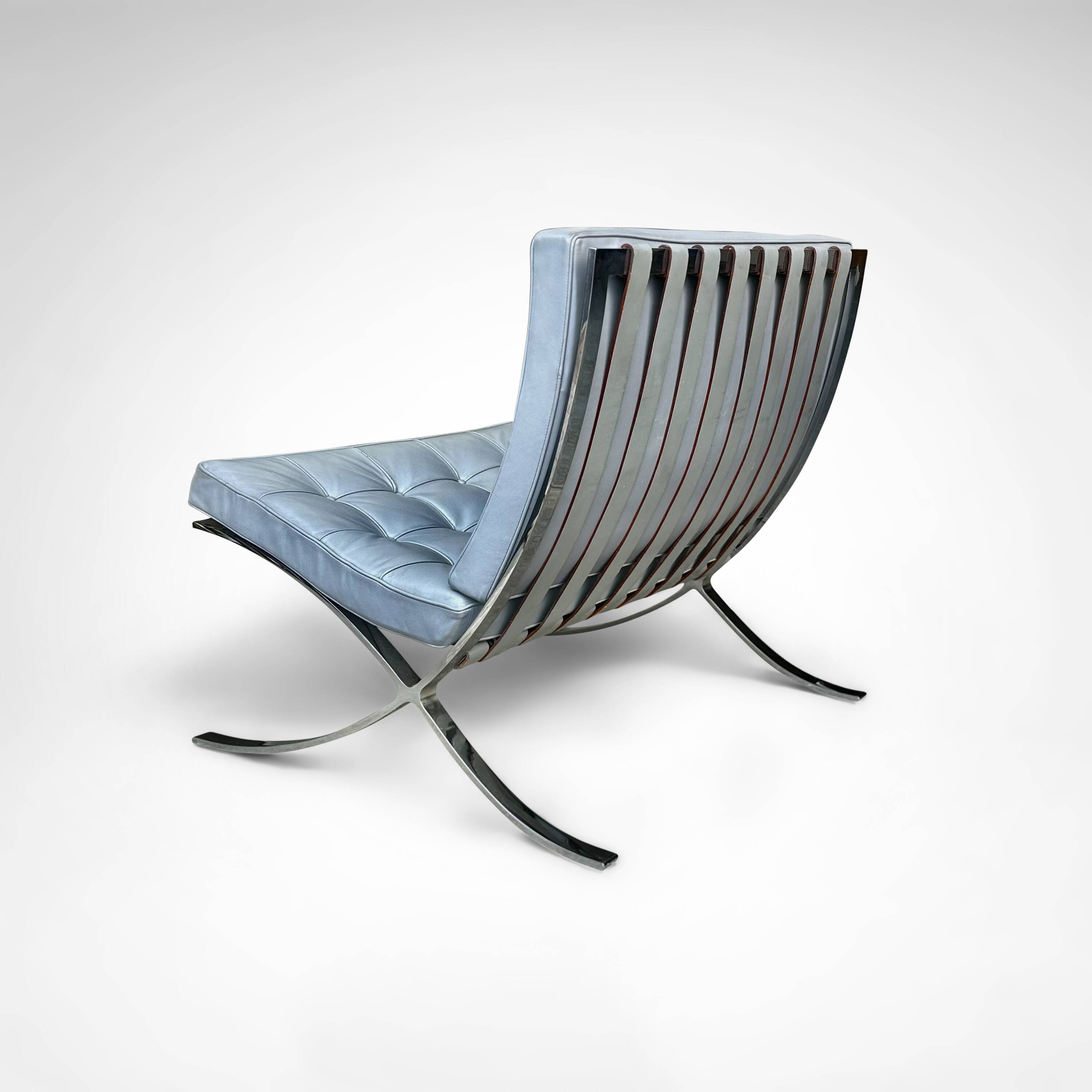 Barcelona lounge chair MR90 by Mies van der Rohe for Knoll 1980s