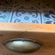 Solid wood desk, 1 drawer