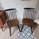 Lot de 2 chaises scandinaves type Fanett