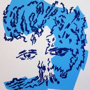 Jean Coulot: benevolent gaze, signed original screen print