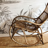 Rattan rocking chair