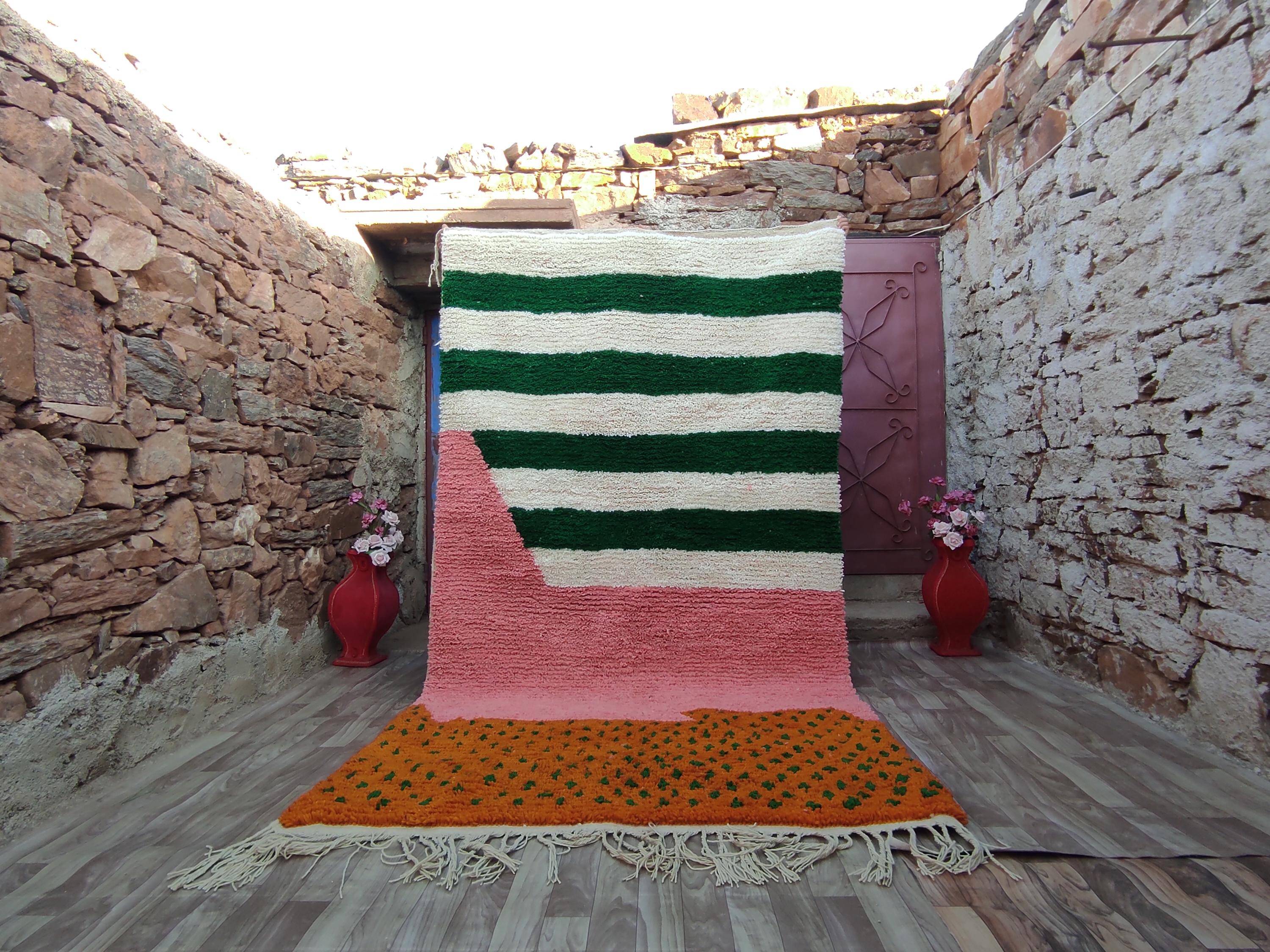 Authentic handmade Moroccan rug 3 x 2 m
