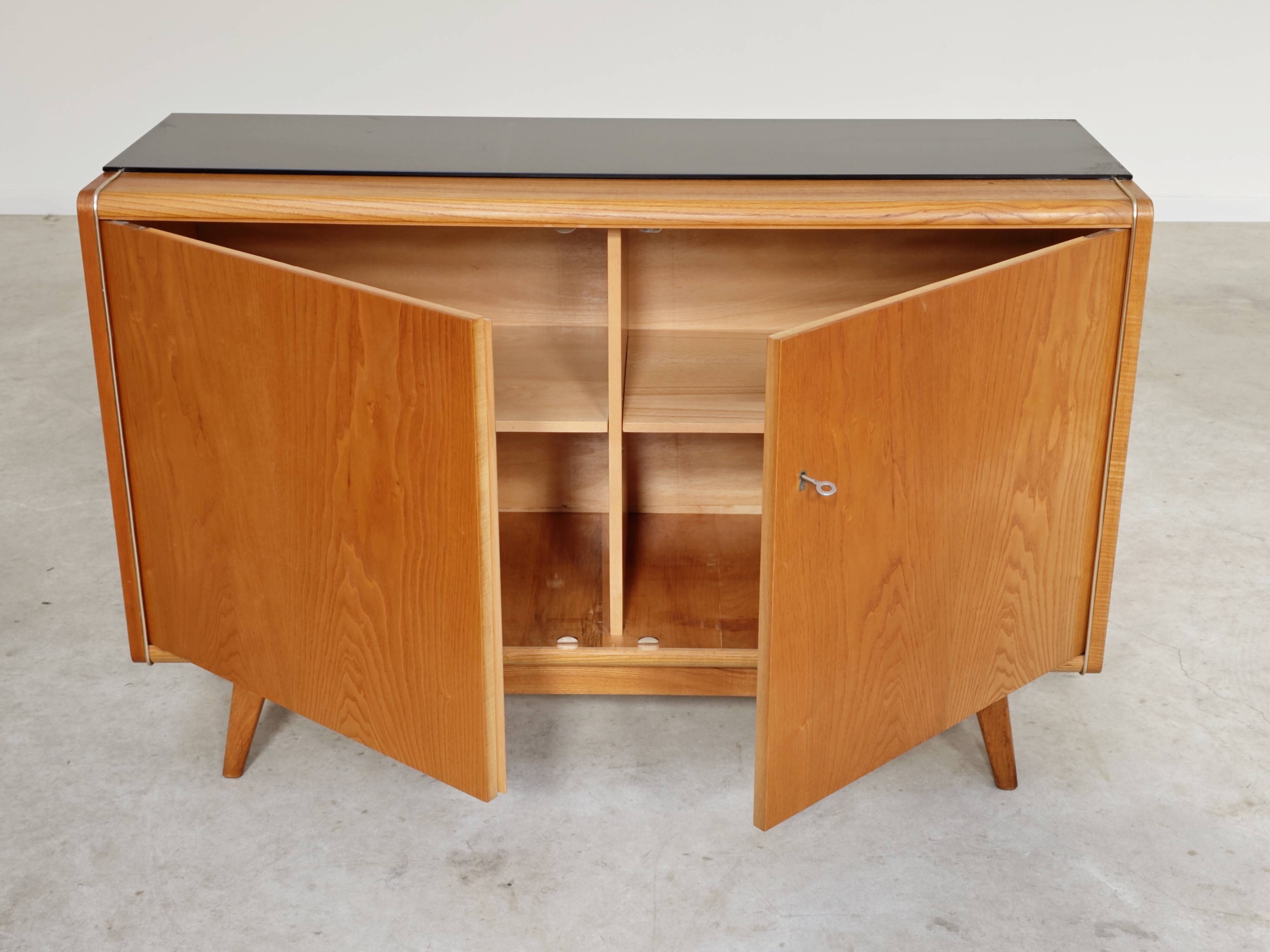 Jitona U-369 low sideboard by Bohumil Landsman and Hubert Nepozitek 1960