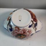 Gien earthenware bowl with peony decoration
