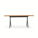 Metal and wood bench, 1950s