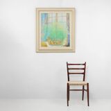 Peinture à l'huile de l'artiste belge Theo van Rintel, vers 1960
