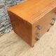 Vintage chest of drawers with leather handles – 1950s/60s