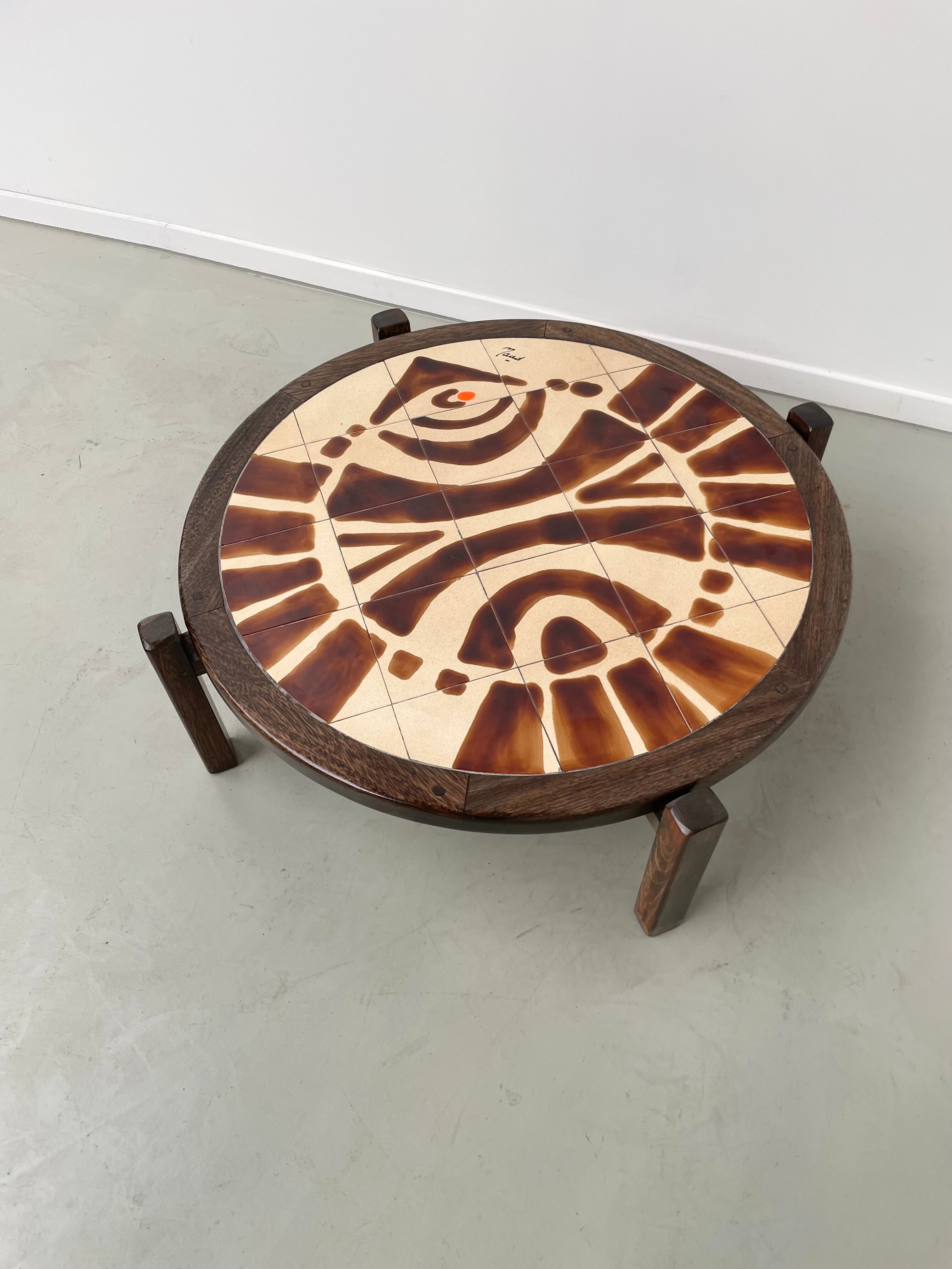 Ceramic coffee table "fish" Maud