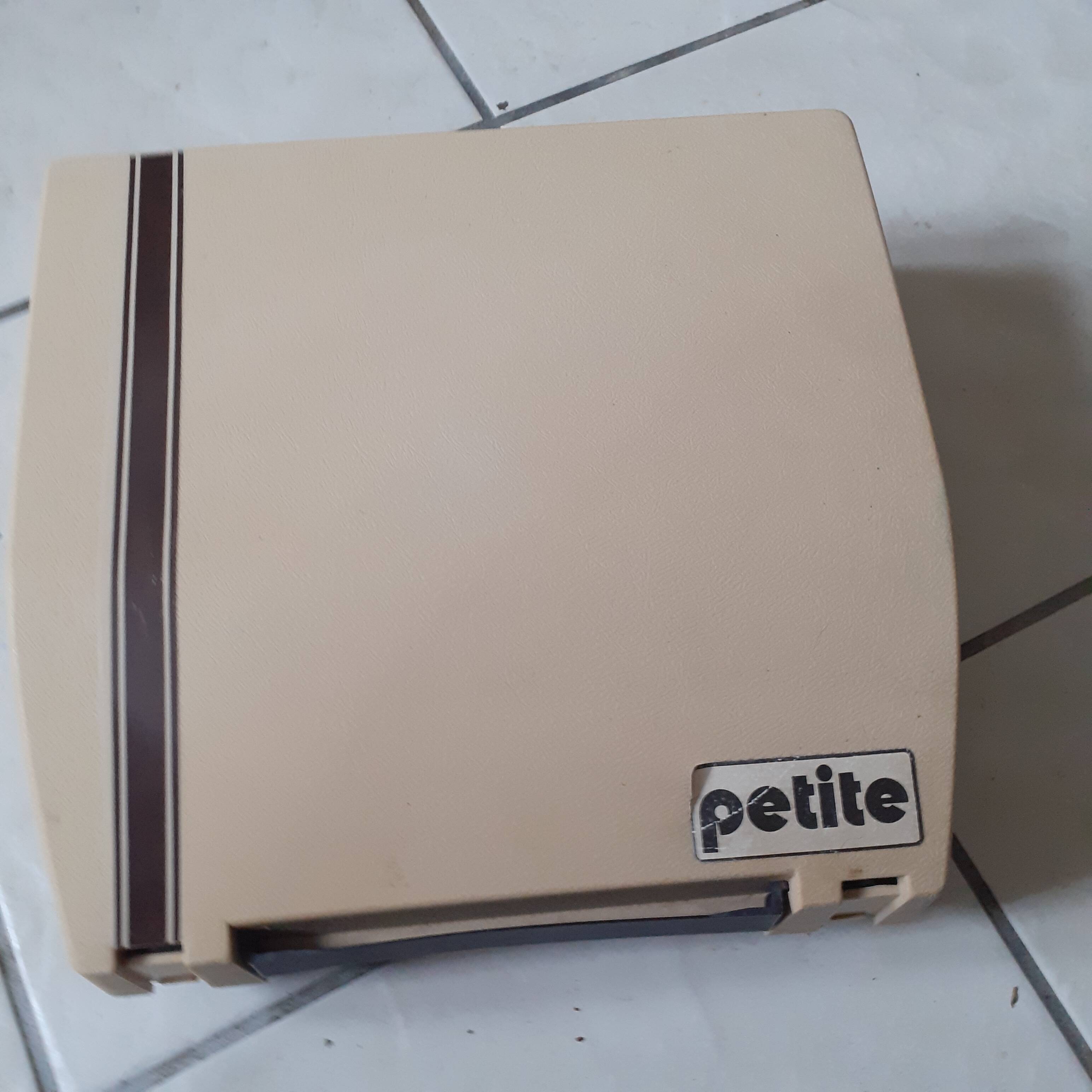 Beige typewriter for children. La Petite