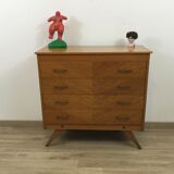 Commode années 1950 pieds compas