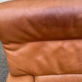 Scandinavian 2-seater canapé in genuine leather from De Sede, Switzerland, 150cm.