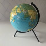 Tripod terrestrial globe