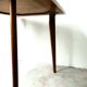 Oak Foldable Games Table - Profiled Compass Feet - Vintage 50s / 60s