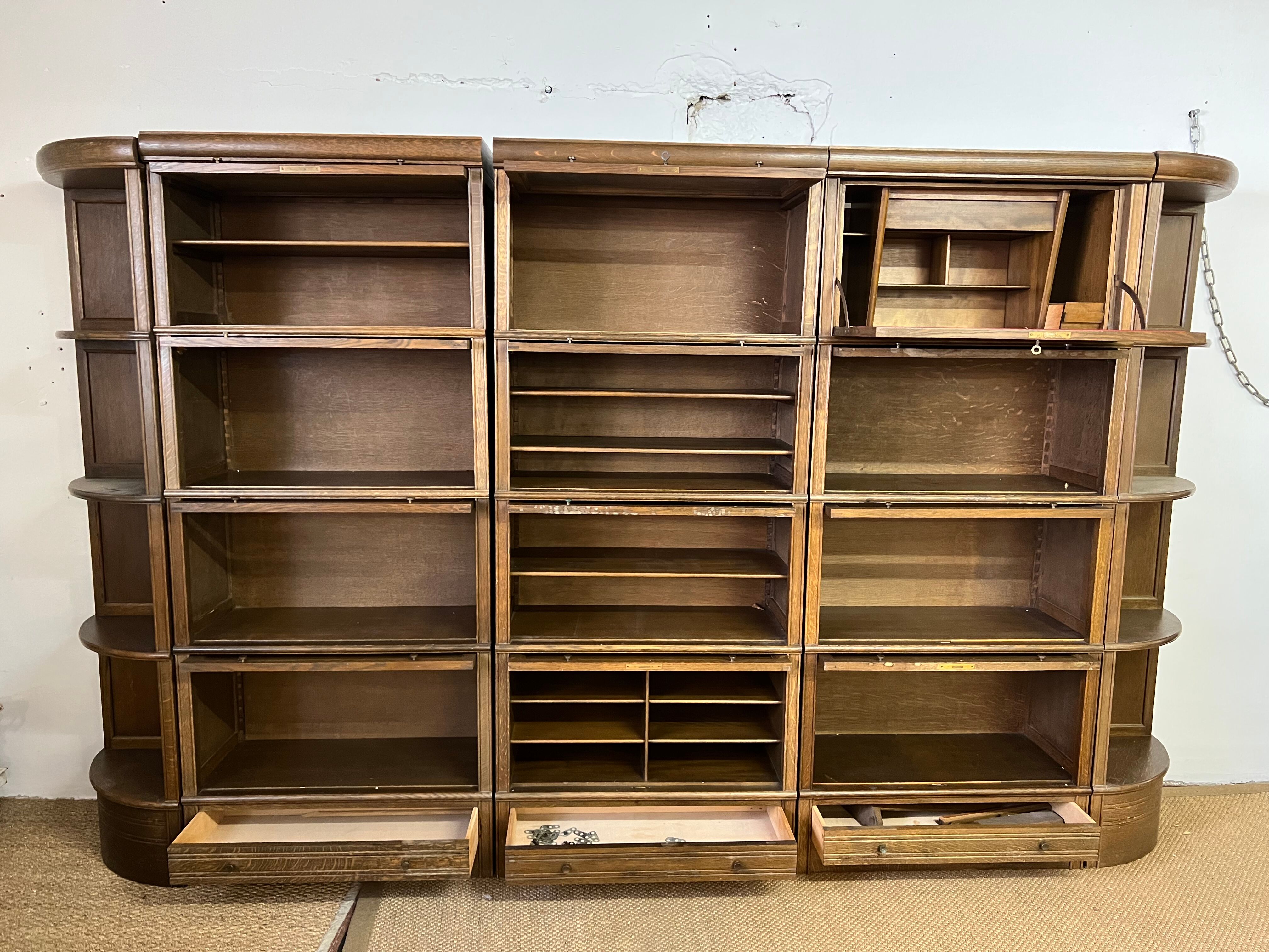 Modular library cabinet MD