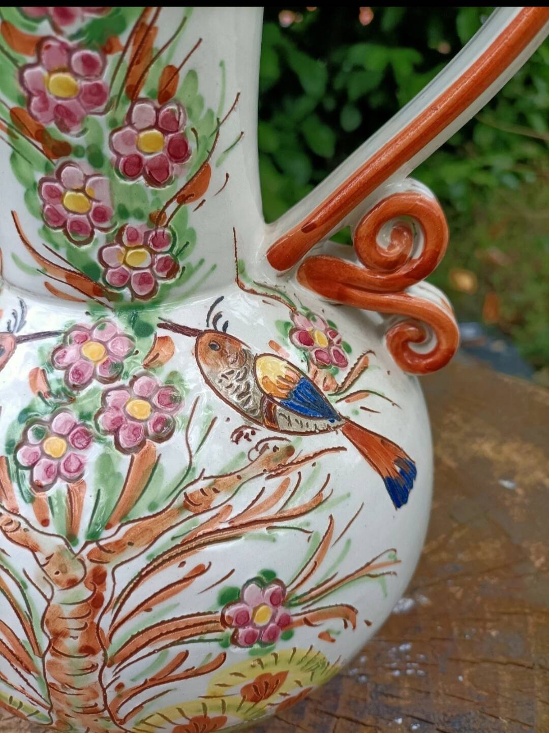Retro Ceramic Vase Birds