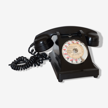 Phone in bakelite black U43