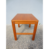 Scandinavian teak bedside side table