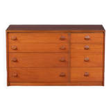 Retro Teak 1960s Stag 8 Drawer Chest Of Drawers Sideboard