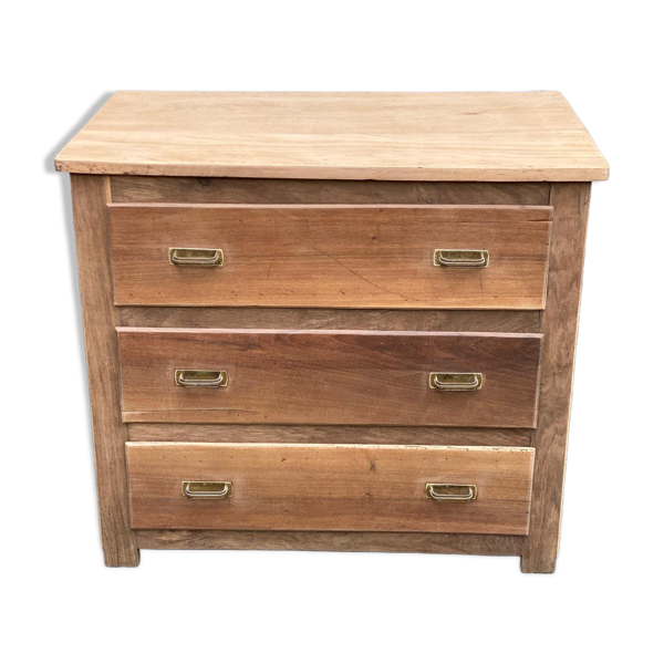 Commode rénovée en teck et placage, années 50