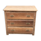 Commode rénovée en teck et placage, années 50