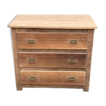 Commode rénovée en teck et placage, années 50