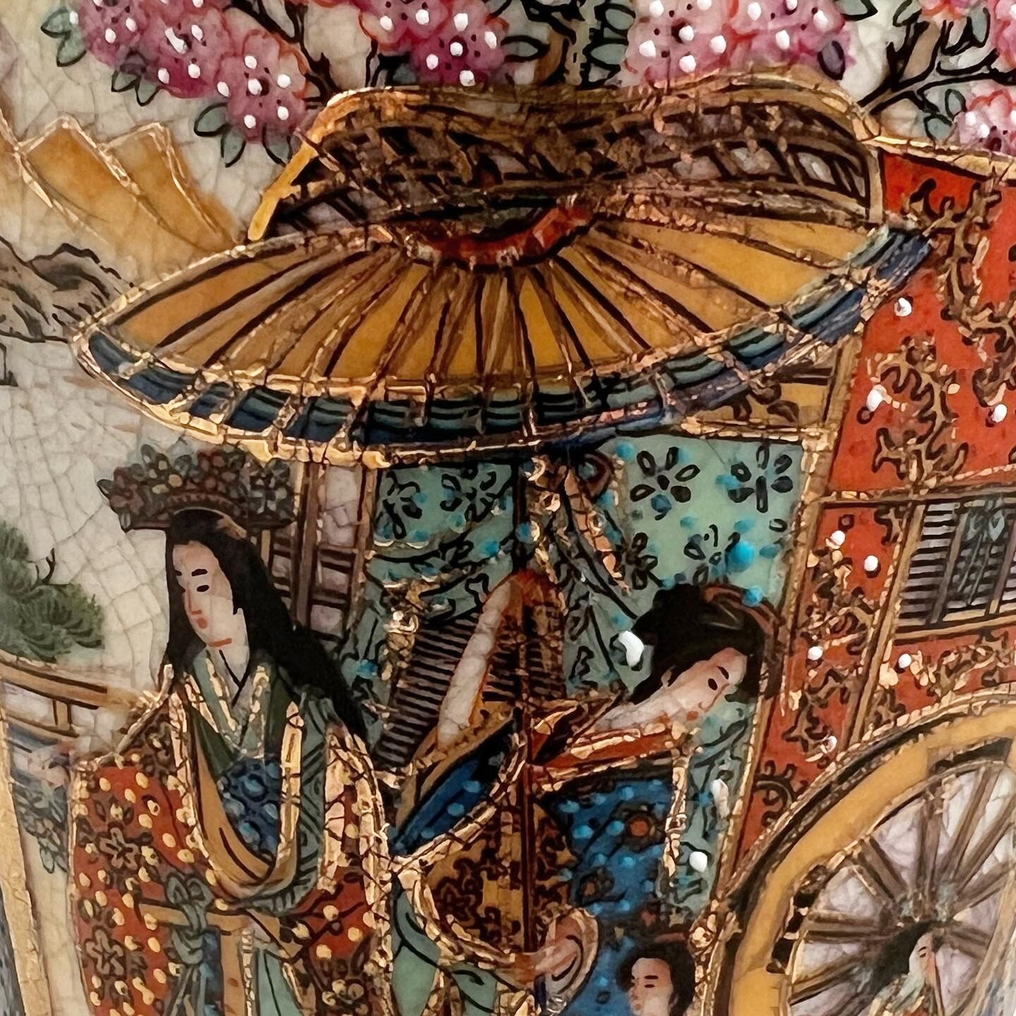 Satsuma Chinese porcelain vase XXth