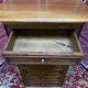 Louis-Philippe weekly style bedside in solid walnut
