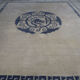 Vintage handmade 4.8' x 6.1' (147 cm x 187 cm) Tibetan Khaden rug from the 1970s
