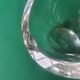 Vintage antique glass half-sphere ashtray