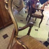 Golden rocaille mirror