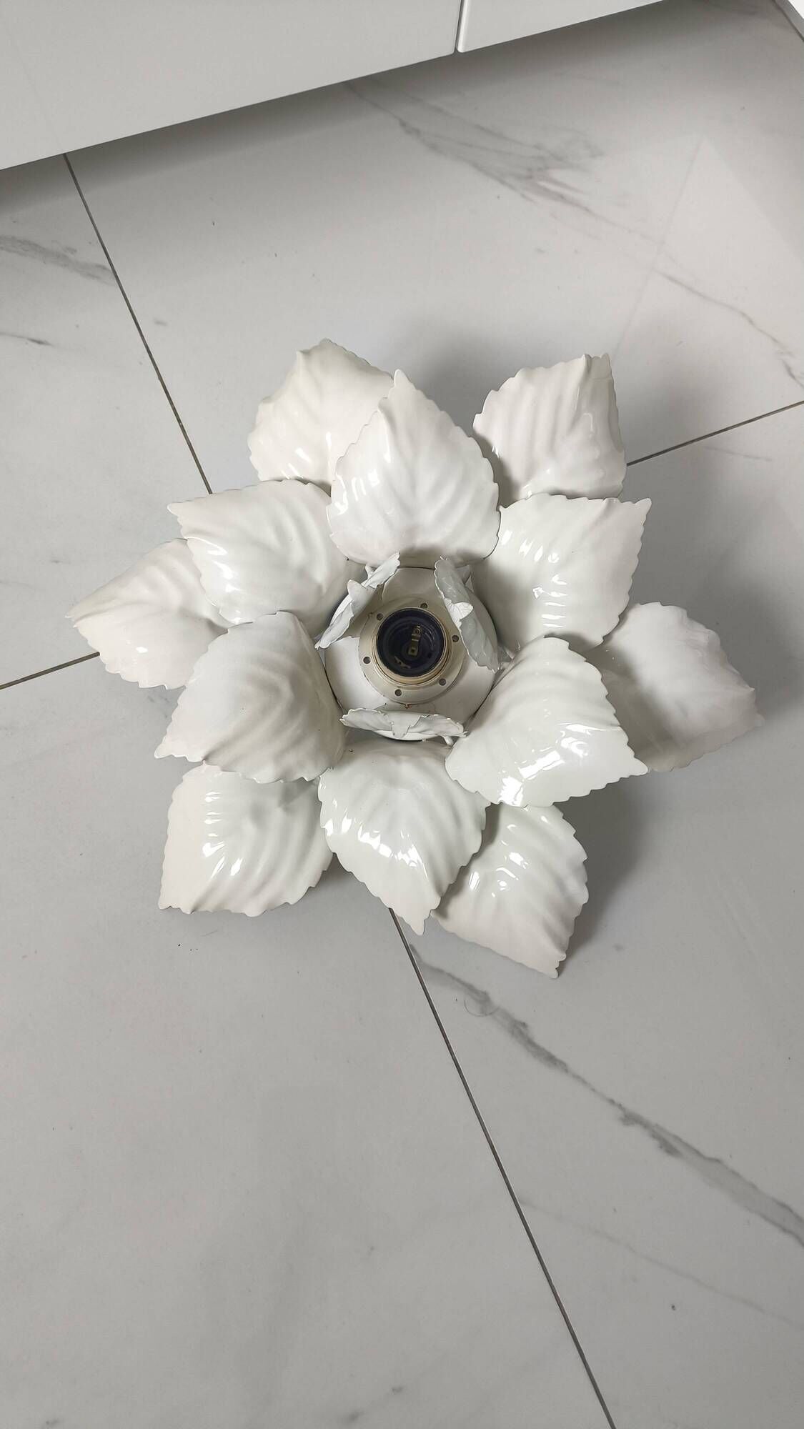 vintage flower wall light