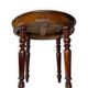Table ronde italienne en noyer, années 1900