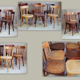 Lot 6 Baumann bistro chairs and other mixed