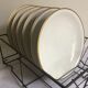 6 hollow plates - Limoges Chastagner porcelain