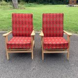 Vintage 70s Rosello deckchair