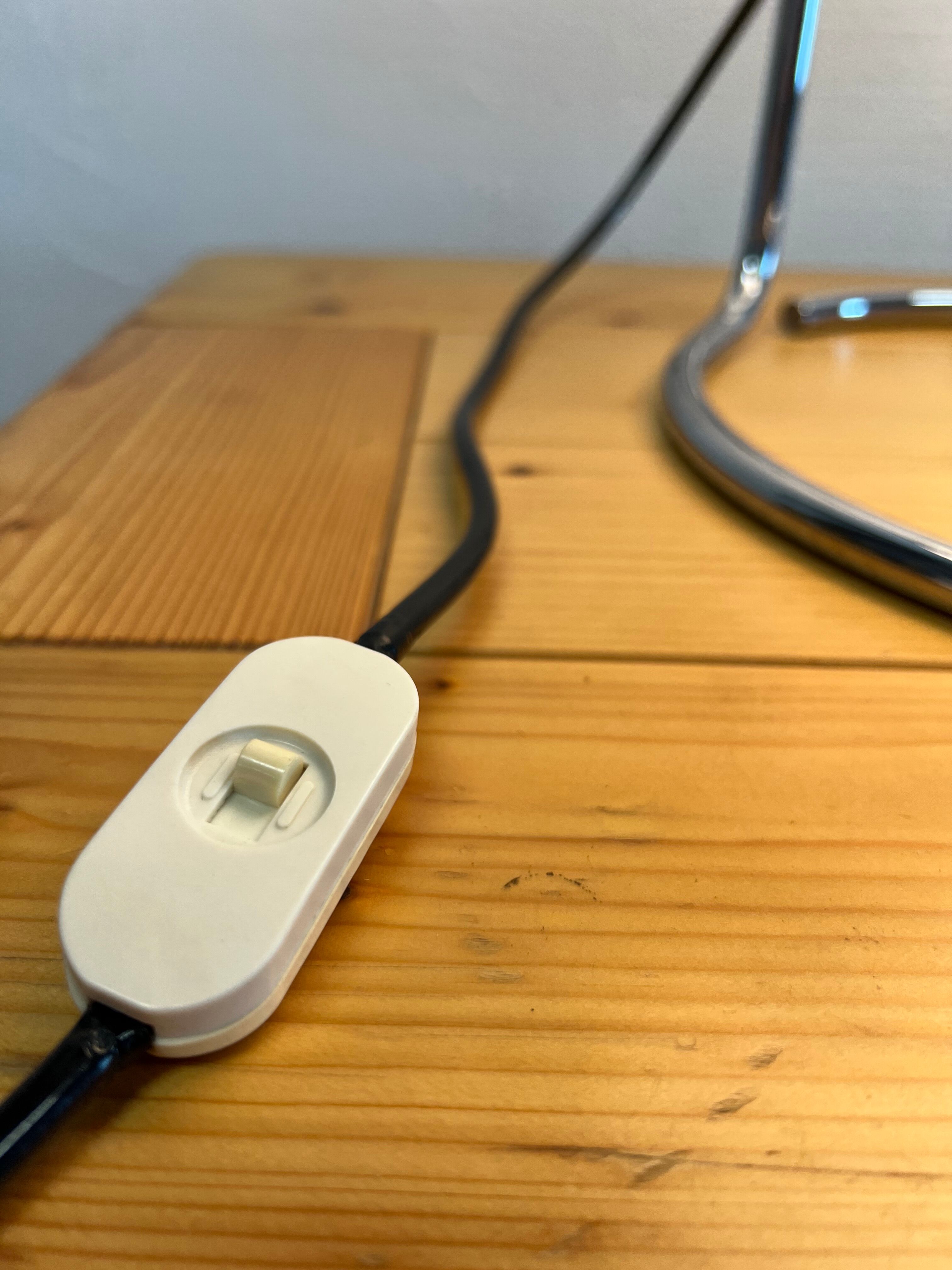 Giotto Stoppino lamp in glass and metal