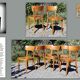 Set 6 chairs bistro Classic Horgen-Glarus Switzerland 30s/50s