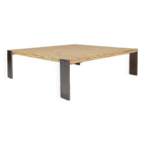 Large Square coffee table with Sorghum top