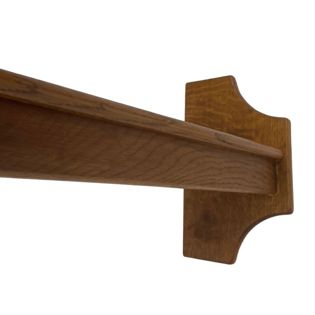 Étagère murale en bois vintage en chêne