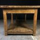 Old oak workshop table