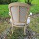 Pair of Louis XV style lacquered armchairs