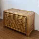 Bamboo chest of drawers