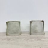 Set of 2 Iviken Ikea ice cube lamps, 1970s