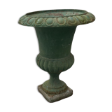 Vase Medici Late XIXth enamel Green