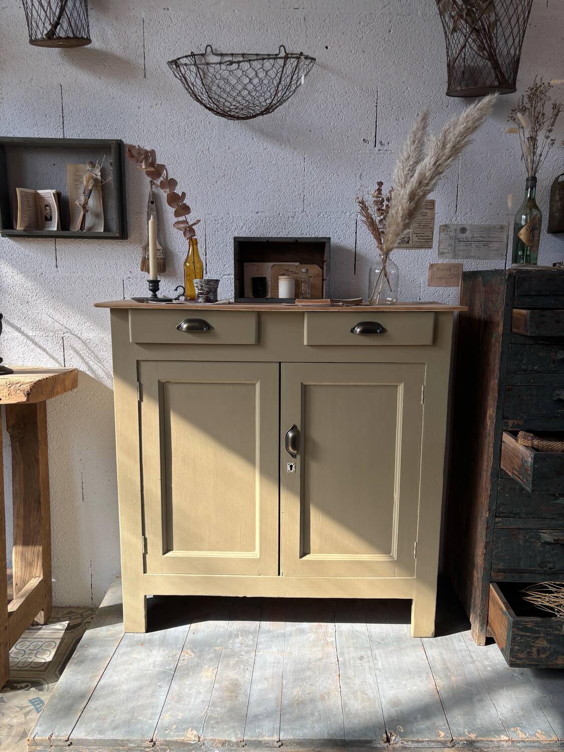 Beige Parisian sideboard