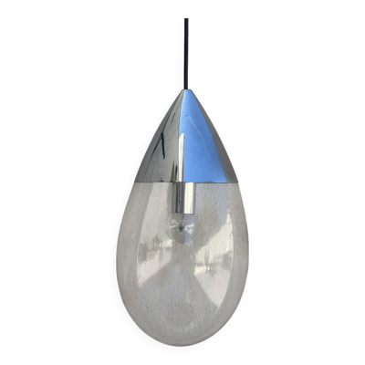 Lustre suspension design Goutte d’Eau – Glashütte Limburg années 70
