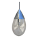 Lustre suspension design Drop of Water – Glashütte Limburg 1970s