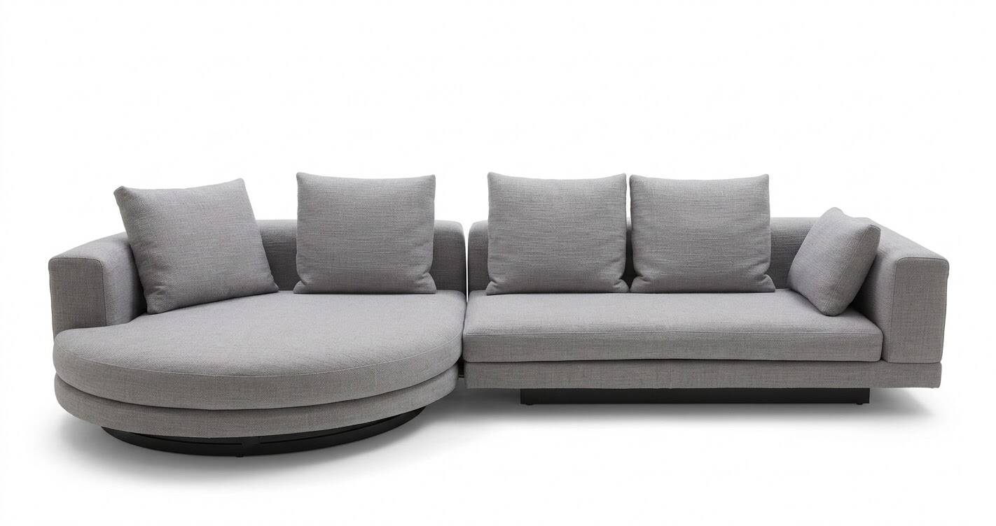 MINOTTI Round Large Chaise Longue Sofa